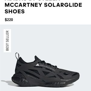 Adidas Stella McCartney black comfy shoes.